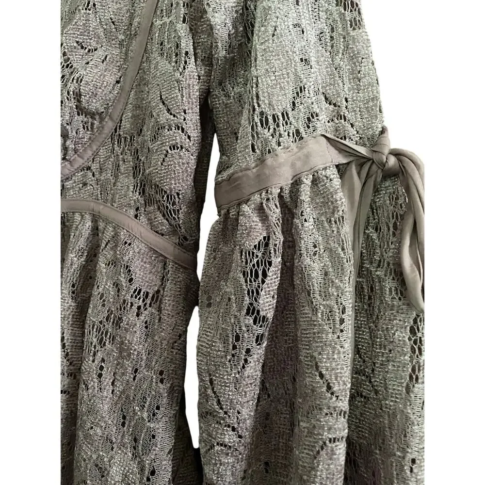 Free People Ruby Lacy Mauve Dress Small